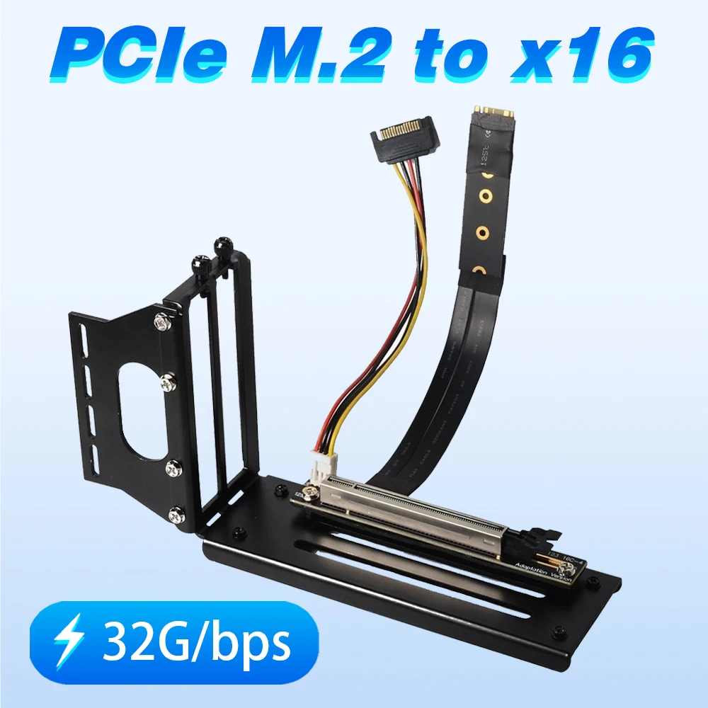 Кронштейн для держателя графической карты Riser GPU черный и PCI-E 16x GEN3 PCI-E 3,0 X16 до M.2 NVMe M-Key SSD адаптер Удлинительный кабель
Кронштейн для держателя графической карты Riser GPU черный и PCI-E 16x GEN3 PCI-E 3,0 X16 до M.2 NVMe M-Key SSD адаптер Удлинительный кабель