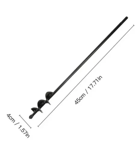 Planting Hole Digger Tools Spiral Hole Drill Grass Plug Auger Drill Bit Tools Planted Drill Gardening Bedding Planting
Planting Hole Digger Tools Spiral Hole Drill Grass Plug Auger Drill Bit Tools Planted Drill Gardening Bedding Planting