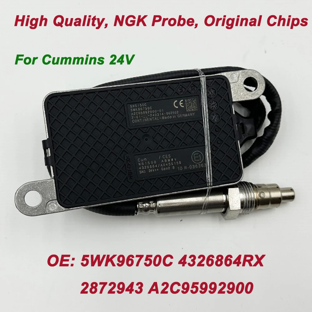 

4326864 5WK96750C A2C95992900 1710806 A045S158 High Quality Nitrogen Oxygen NOx Sensor for NGK Probe For CUMMINS Engine Truck