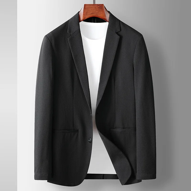 

E1991-Men's casual spring and autumn suit, men's loose coat