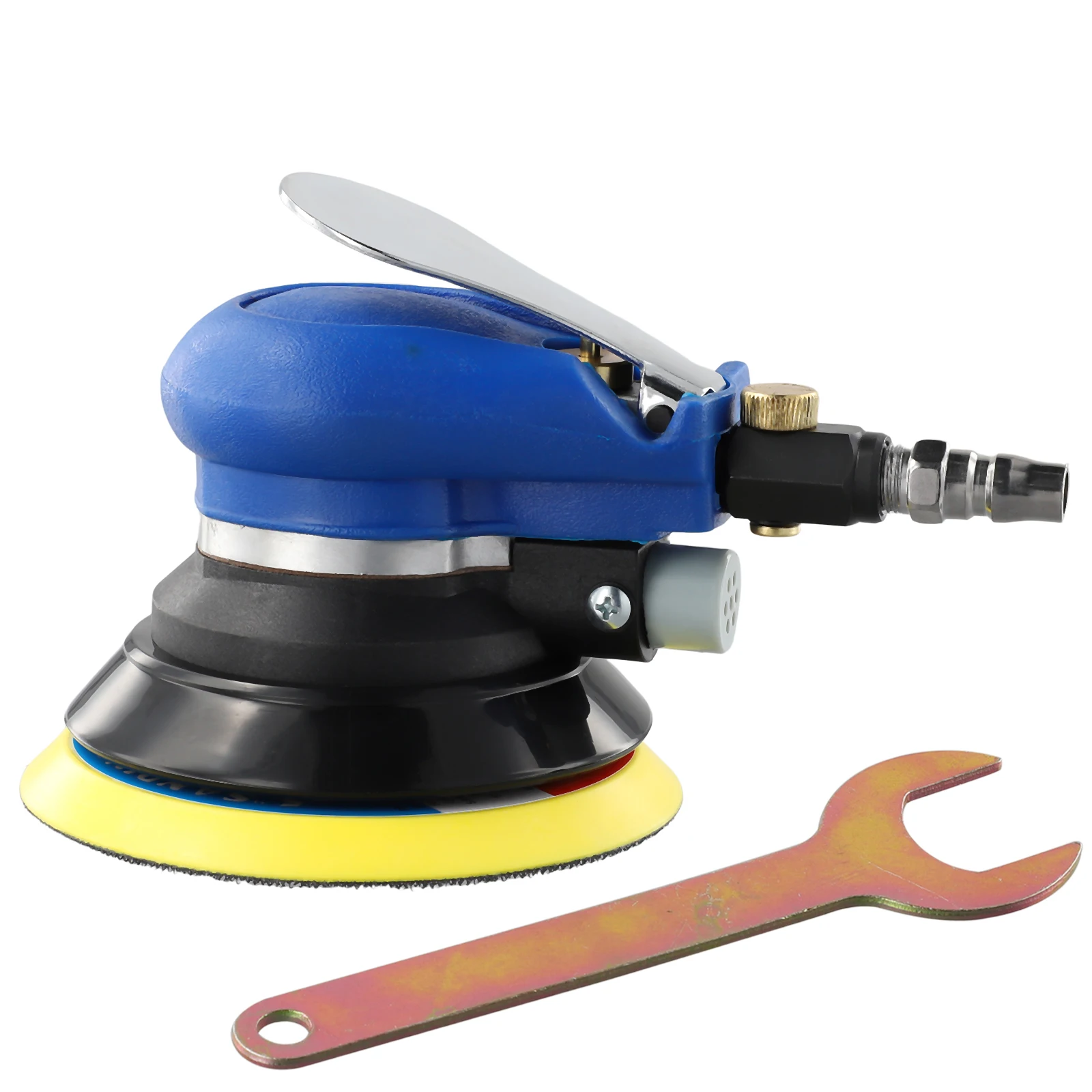 Sanders 5Inch Air Sander Pneumatic Sander Tool Polishing Machine Orbital Grinder 12000RPM Polisher Workshop EquipmentPower Tools
Sanders 5Inch Air Sander Pneumatic Sander Tool Polishing Machine Orbital Grinder 12000RPM Polisher Workshop EquipmentPower Tools