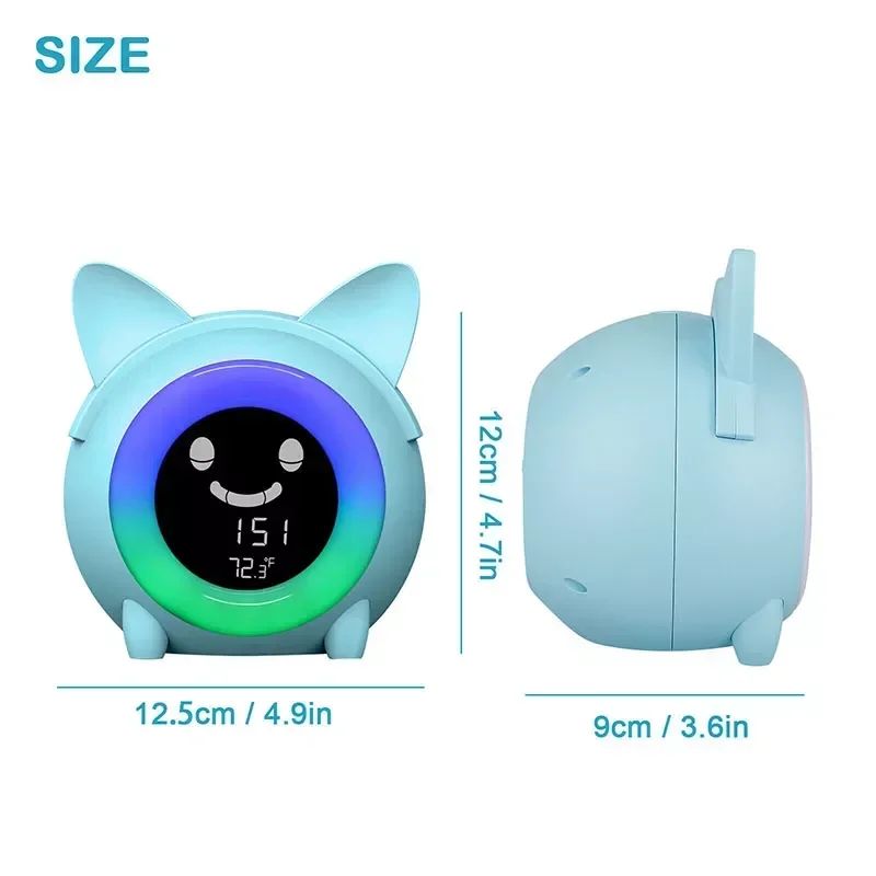 Kids Child Alarm Clock Sleep Training Clock Colorful Night Light Digital Wake Up Clock with Temperature NAP Timer for Bedroom
Kids Child Alarm Clock Sleep Training Clock Colorful Night Light Digital Wake Up Clock with Temperature NAP Timer for Bedroom