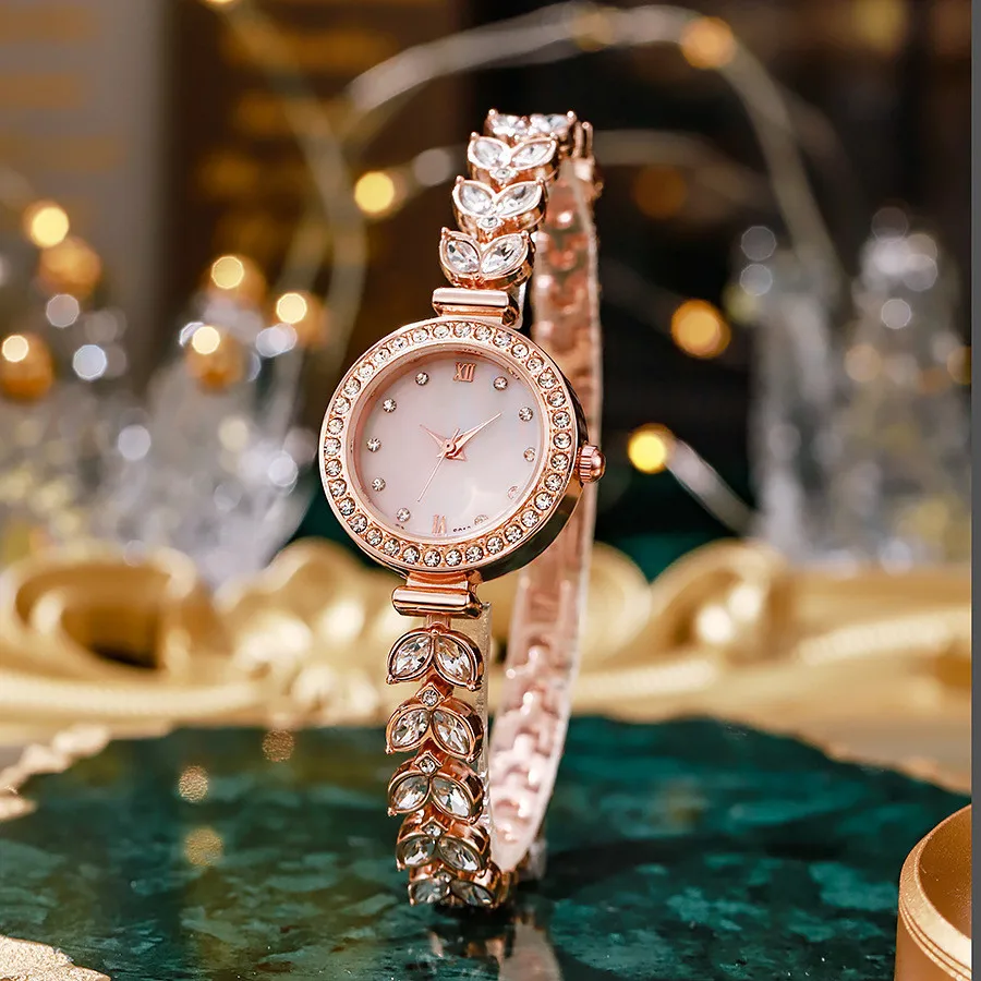 

Kegllect New Women Minimalist Temperament Water Diamond Watch Quartz Watches Valentine's Day Gift