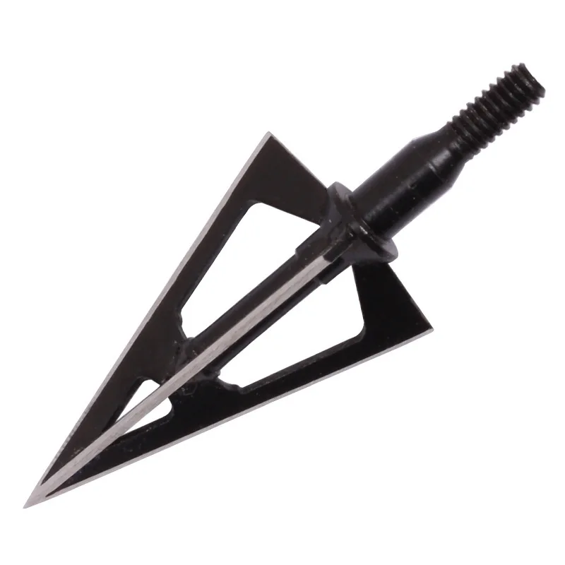 6PCS Hunting Arrowheads 3 Blades Broadheads Black Tip 100 Grain Archery Carbon Steel Arrow Point
6PCS Hunting Arrowheads 3 Blades Broadheads Black Tip 100 Grain Archery Carbon Steel Arrow Point