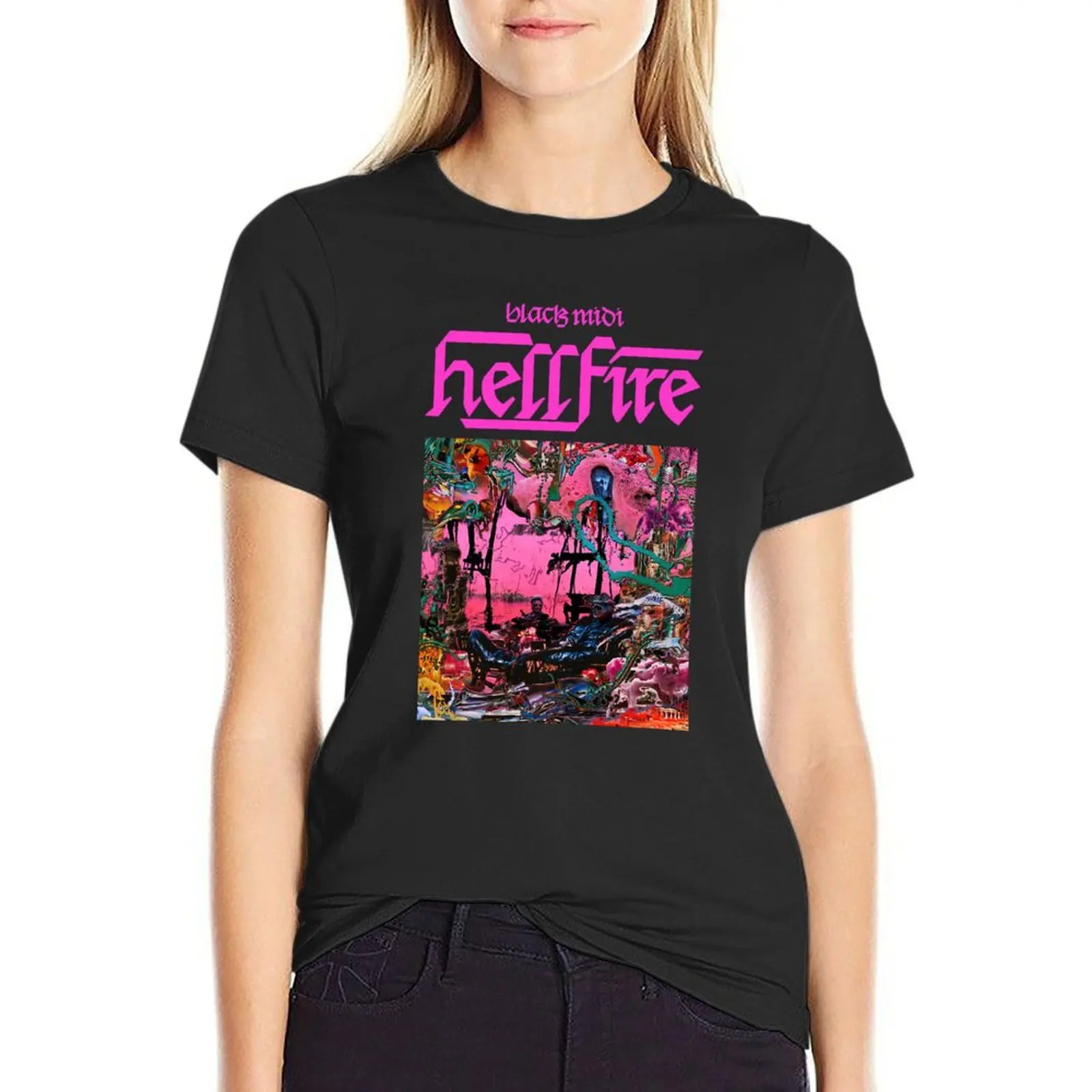 Черная миди-футболка Hellfire Ex, кавайная одежда, большие размеры, тяжелые черные футболки для женщин
Черная миди-футболка Hellfire Ex, кавайная одежда, большие размеры, тяжелые черные футболки для женщин