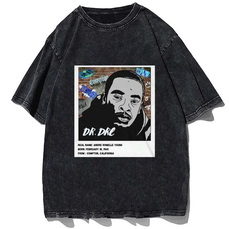

Rapper Dr. Dre Printed T-shirt Hight Street Cotton Loose Oversize T Shirt Summer Fashion Men Women Casual Streetwear Tshirt