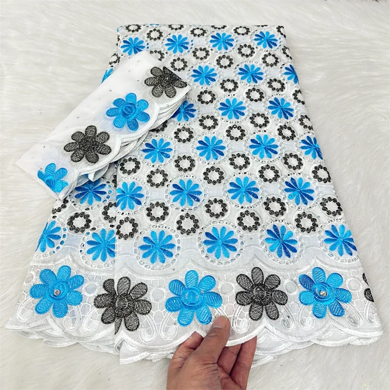 7 yard With Scarf Swiss lace fabric latest Dry lace embroidery African 100% cotton fabrics Swiss voile lace Dubai style 9L102402
7 yard With Scarf Swiss lace fabric latest Dry lace embroidery African 100% cotton fabrics Swiss voile lace Dubai style 9L102402