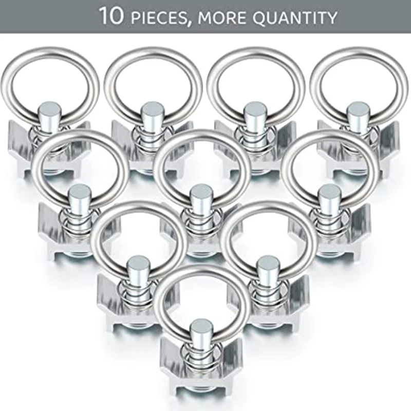 Single Stud Fitting L-Track 4,000LB Capacity with Stainless Steel Round Ring Aluminum Keeper Cargo- Control for Airline
Single Stud Fitting L-Track 4,000LB Capacity with Stainless Steel Round Ring Aluminum Keeper Cargo- Control for Airline