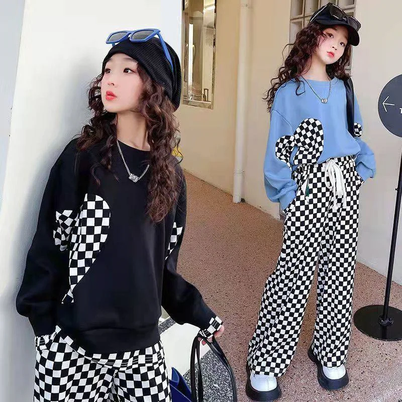 Girls Suit Sweatshirts +Pants Cotton 2Pcs/Sets 2022 Sweetheart Spring Summer Outfits Sports Sets Kid Tracksuit Children Clothing
Girls Suit Sweatshirts +Pants Cotton 2Pcs/Sets 2022 Sweetheart Spring Summer Outfits Sports Sets Kid Tracksuit Children Clothing