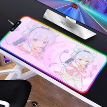 Kawaii Anime Girl Kanna Large RGB Mouse Pad Multi-interface Four USB Docking Dock LED Pink MousePads Typec Interface Desk Mat
Kawaii Anime Girl Kanna Large RGB Mouse Pad Multi-interface Four USB Docking Dock LED Pink MousePads Typec Interface Desk Mat