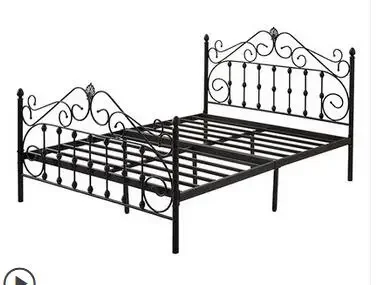 European style light luxury iron bed double iron bed single 1.2m 1.5m 1.8m princess web celebrity iron frame bed
European style light luxury iron bed double iron bed single 1.2m 1.5m 1.8m princess web celebrity iron frame bed