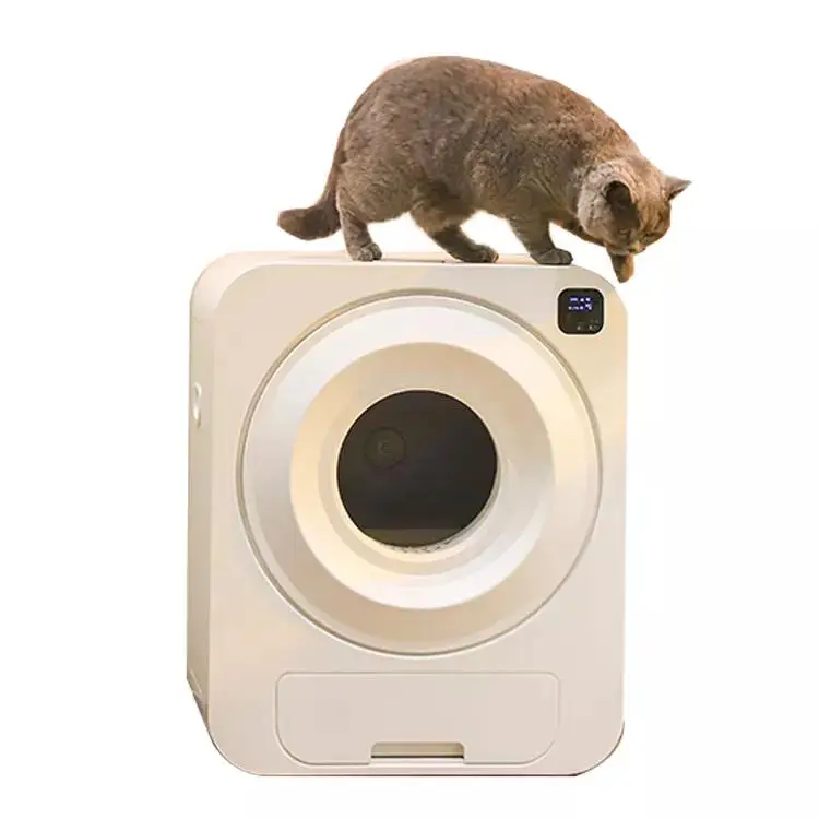 Factory Automatic Easy Clean Cat Litter Box Big Space APP Control Auto Cat Litter Box Mascota Accesorio Cat Toilet Automatic
Factory Automatic Easy Clean Cat Litter Box Big Space APP Control Auto Cat Litter Box Mascota Accesorio Cat Toilet Automatic