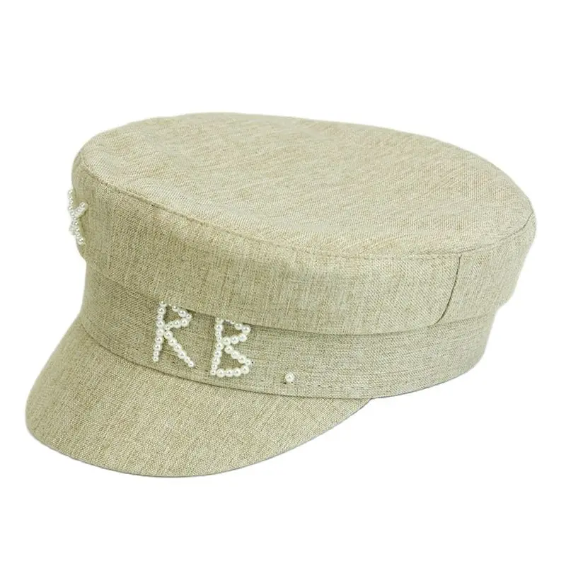 Brand Designer Newsboy Cap Visor Hat Pearl Embroidery Flat Top Fashion Street Style Unisex Sun Hats Sandy Shore
Brand Designer Newsboy Cap Visor Hat Pearl Embroidery Flat Top Fashion Street Style Unisex Sun Hats Sandy Shore