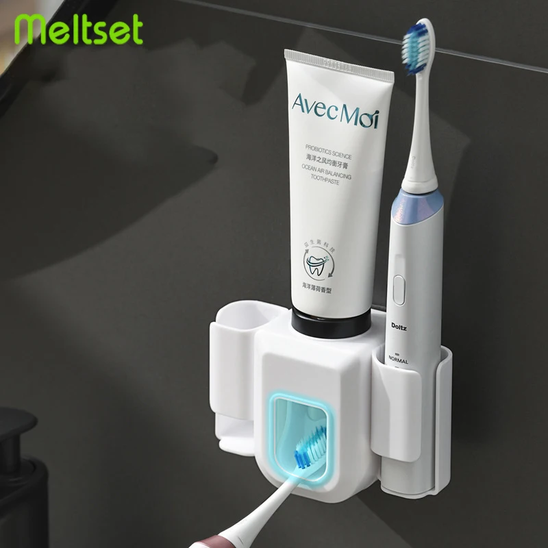 2 In 1 Toothbrush Holder Automatic Toothpaste Squeezer Wall Mount Electric Toothbrush Stand Rack Space Saving Bathroom Organizer
2 In 1 Toothbrush Holder Automatic Toothpaste Squeezer Wall Mount Electric Toothbrush Stand Rack Space Saving Bathroom Organizer