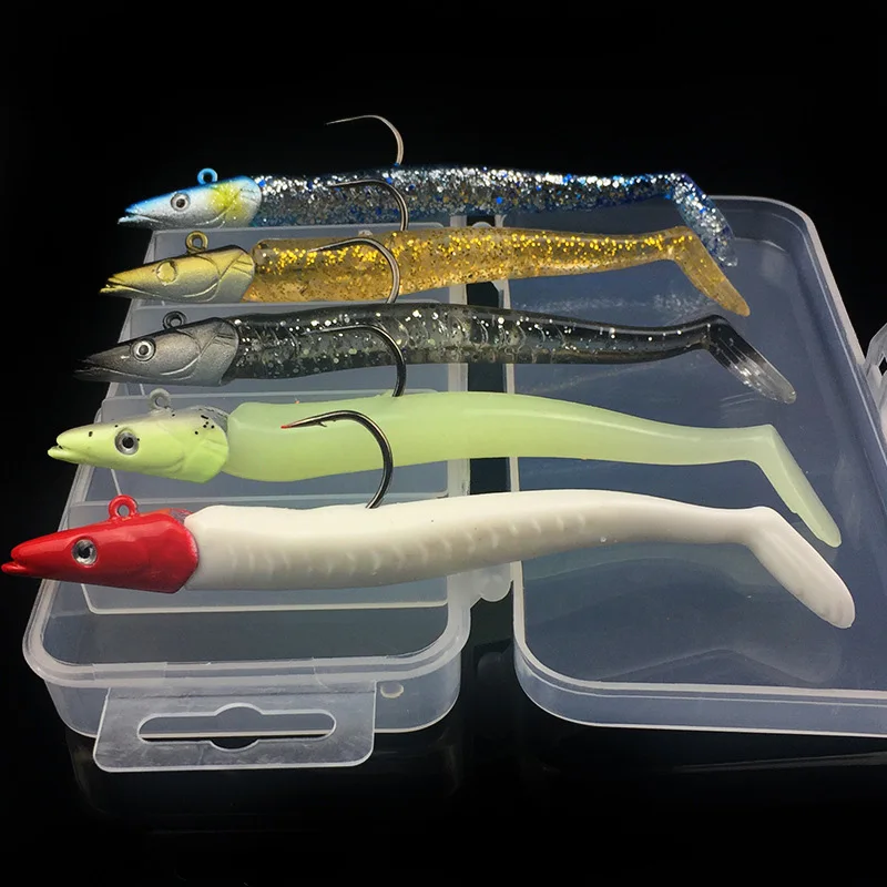 5Pcs Fishing Lures Set 5 Colors Soft Bait Lead Head Fishing Bait for Saltwater Freshwater 5Pcs Fishing Saltwater Freshwater
5Pcs Fishing Lures Set 5 Colors Soft Bait Lead Head Fishing Bait for Saltwater Freshwater 5Pcs Fishing Saltwater Freshwater