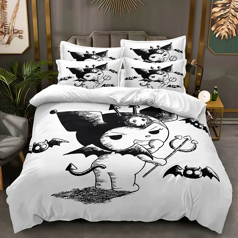 Cartoon Sanrio Kuromi Series Duvet Cover Sanding Kit Digital Printing Cartoon Anime Cute Bedding Home Three-piece
Cartoon Sanrio Kuromi Series Duvet Cover Sanding Kit Digital Printing Cartoon Anime Cute Bedding Home Three-piece