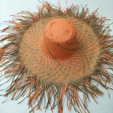 New Summer hats for women Retro flat drooping hat brim hand-made raffia straw hat ladies outdoor sun protection beach straw hat
New Summer hats for women Retro flat drooping hat brim hand-made raffia straw hat ladies outdoor sun protection beach straw hat