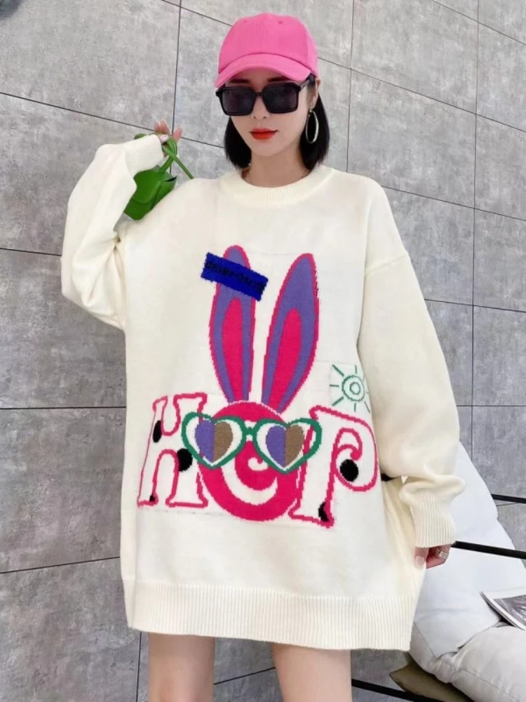Women's Sweater Korean Fashion Knit Pullover 2023 Autumn Winter Women Clothing Kawaii Long Sleeve Top Knitwear Jumper Streetwear
Women's Sweater Korean Fashion Knit Pullover 2023 Autumn Winter Women Clothing Kawaii Long Sleeve Top Knitwear Jumper Streetwear