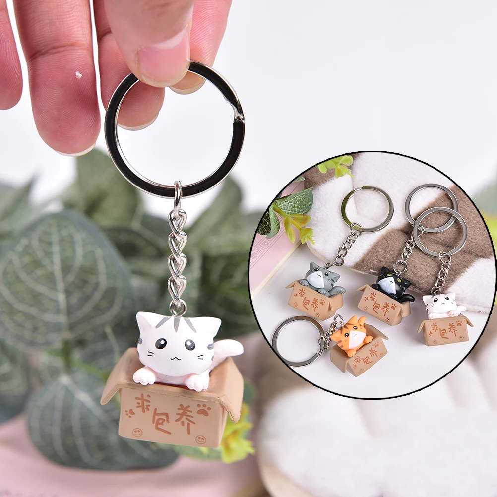 1pcs Creative Personality Cute Little Cat Box Keychain For Women Men Keychain Bag Pendants
1pcs Creative Personality Cute Little Cat Box Keychain For Women Men Keychain Bag Pendants