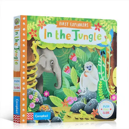MiluMilu First Explorers: In The Jungle Buku Push Pull Sliding MechanisM OperatiOn PaPerboard Book
MiluMilu First Explorers: In The Jungle Buku Push Pull Sliding MechanisM OperatiOn PaPerboard Book