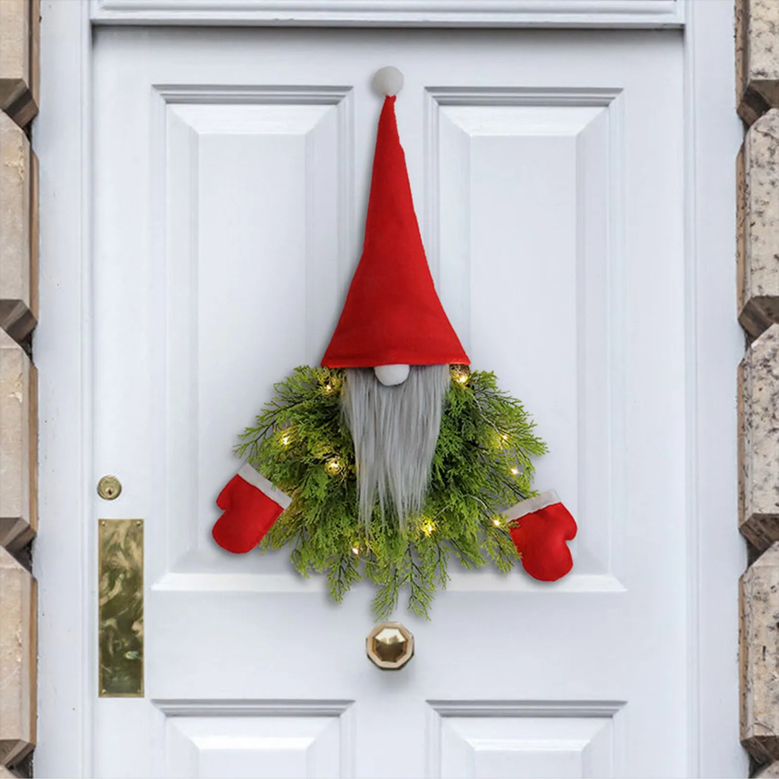 Christmas Wreath Decoration Front Door Hanging Wreath With Lights Xmas Door Wreath Decor
Christmas Wreath Decoration Front Door Hanging Wreath With Lights Xmas Door Wreath Decor