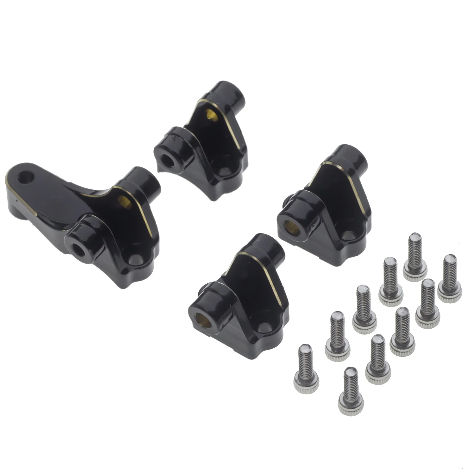 

4pcs Brass Front and Rear Axle Mount Set Suspension Links Stand Holder 8227 for Traxxas TRX4 1/10 RC Crawler Car Upgrade Parts