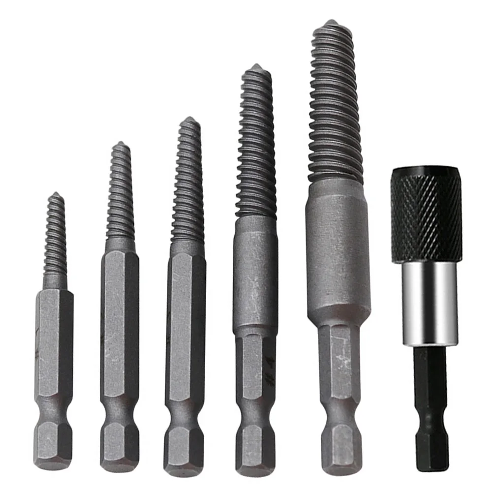 6pcs/set Broken Screw Remover Drill Bits Hex Shank Screw Extracter Tool for Damaged Screw / Sliding Tooth Screw
6pcs/set Broken Screw Remover Drill Bits Hex Shank Screw Extracter Tool for Damaged Screw / Sliding Tooth Screw