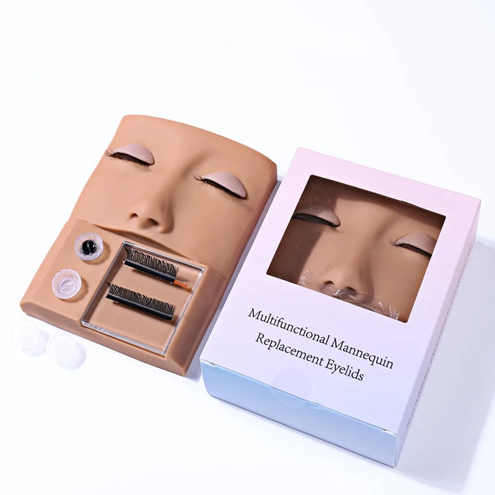 3 Pcs Replacement Eyelids Mannequin Head Training Dummy Face for Lash Extension Grafting Eyelashes Tools Accessories
3 Pcs Replacement Eyelids Mannequin Head Training Dummy Face for Lash Extension Grafting Eyelashes Tools Accessories