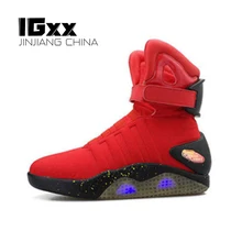 IGxx High Top LED Shoes Light Up For Men LED Sneakers USB Recharging Shoes Back To The Future Flashing Shoes LED Grey
IGxx High Top LED Shoes Light Up For Men LED Sneakers USB Recharging Shoes Back To The Future Flashing Shoes LED Grey