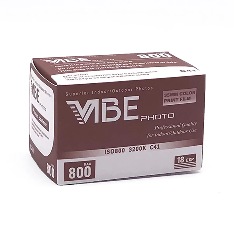 1-10Rolls VIBE Max 800 цветная пленка ISO 800 135 отрицательная пленка 18EXP/Roll для камеры VIBE 501F
1-10Rolls VIBE Max 800 цветная пленка ISO 800 135 отрицательная пленка 18EXP/Roll для камеры VIBE 501F