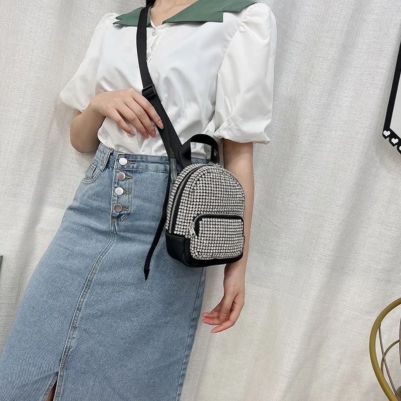 2023 New Fashion Designer Mini Shining Diamond Splicing Backpack All Match Shoulder Bag Crossbody Bag Office Daily
2023 New Fashion Designer Mini Shining Diamond Splicing Backpack All Match Shoulder Bag Crossbody Bag Office Daily