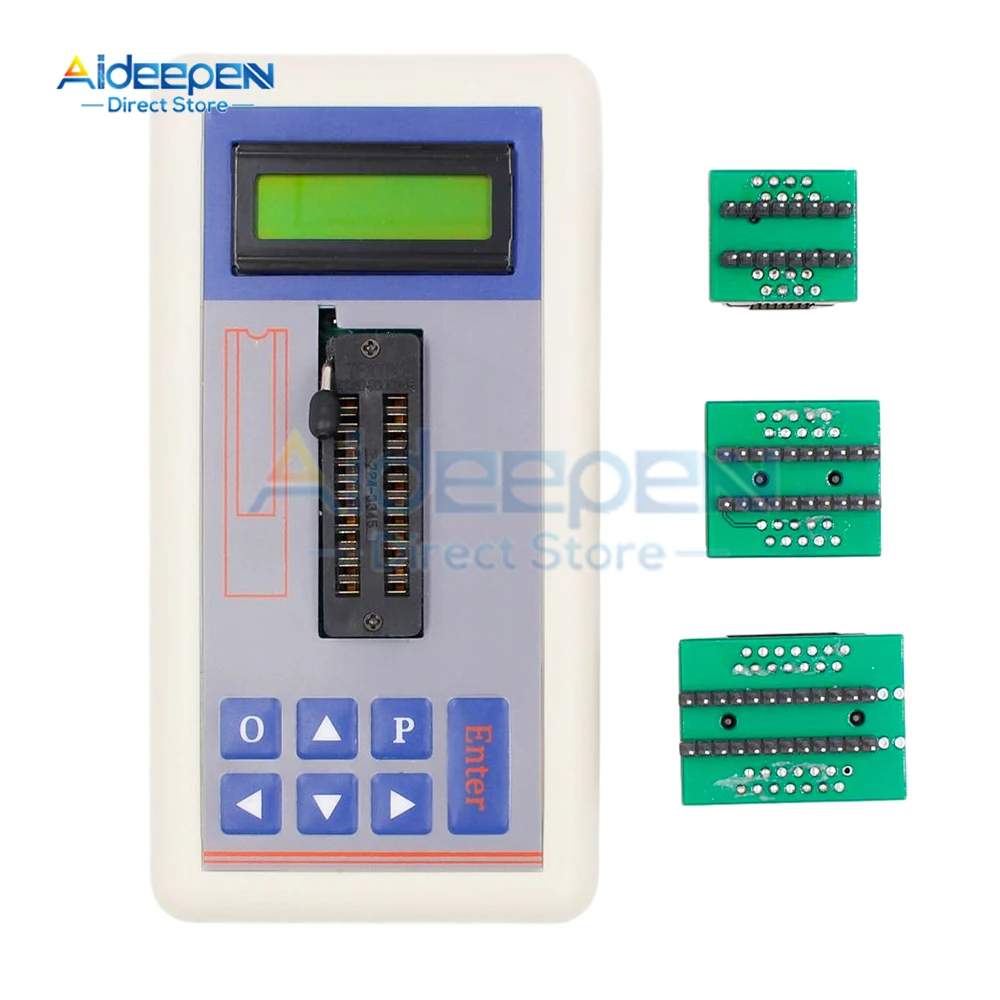 Integrated Circuit IC Chip Tester Transistor Optocoupler Operational Amplifier Regulator Tube Automatic Identification Device
Integrated Circuit IC Chip Tester Transistor Optocoupler Operational Amplifier Regulator Tube Automatic Identification Device
