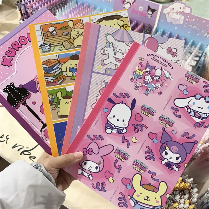 4Pcs Kawaii Sanrio Kuromi Notebook Anime School Supplies Diary Weekly Planner Notepad Students Study Stationery
4Pcs Kawaii Sanrio Kuromi Notebook Anime School Supplies Diary Weekly Planner Notepad Students Study Stationery