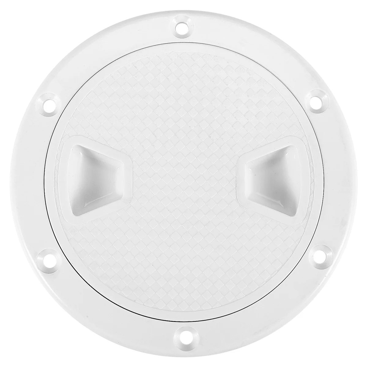 

Circular Non Slip Inspection Hatch-Boat Hatch Deck Plate with Detachable Cover for RV Marine Boat Kayaks-4Inch
