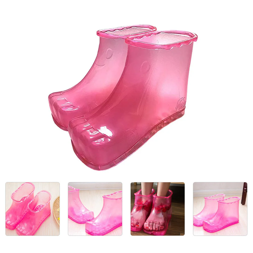 

2 Pcs High Foam Shoes Mother Days Gift Health Preservation Spa Mother’s Gifts Foot Washing Pvc Soaking