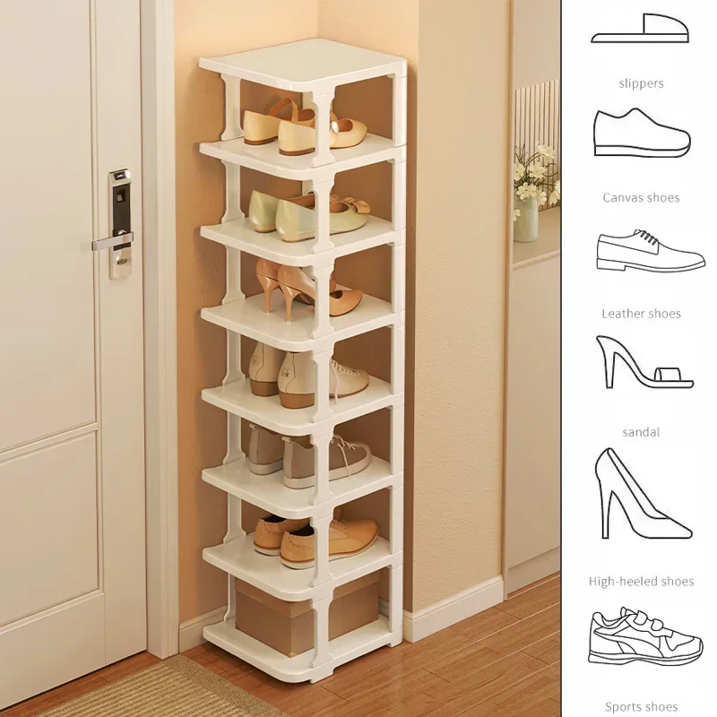 

Угловой простой Органайзер, складной слой для хранения обуви, перегородка для обуви, небольшая стойка для разных шкафов, экономия места на двери