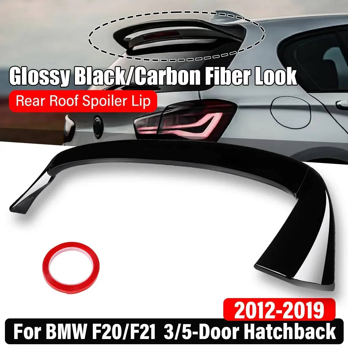 

F20 Rear Roof Spoiler Lip Wing For BMW F20 F21 116i 118i 120i 125i M135i M140i 3Dr 5Dr Hatchback 2012-2019 Rear Trunk Spoiler