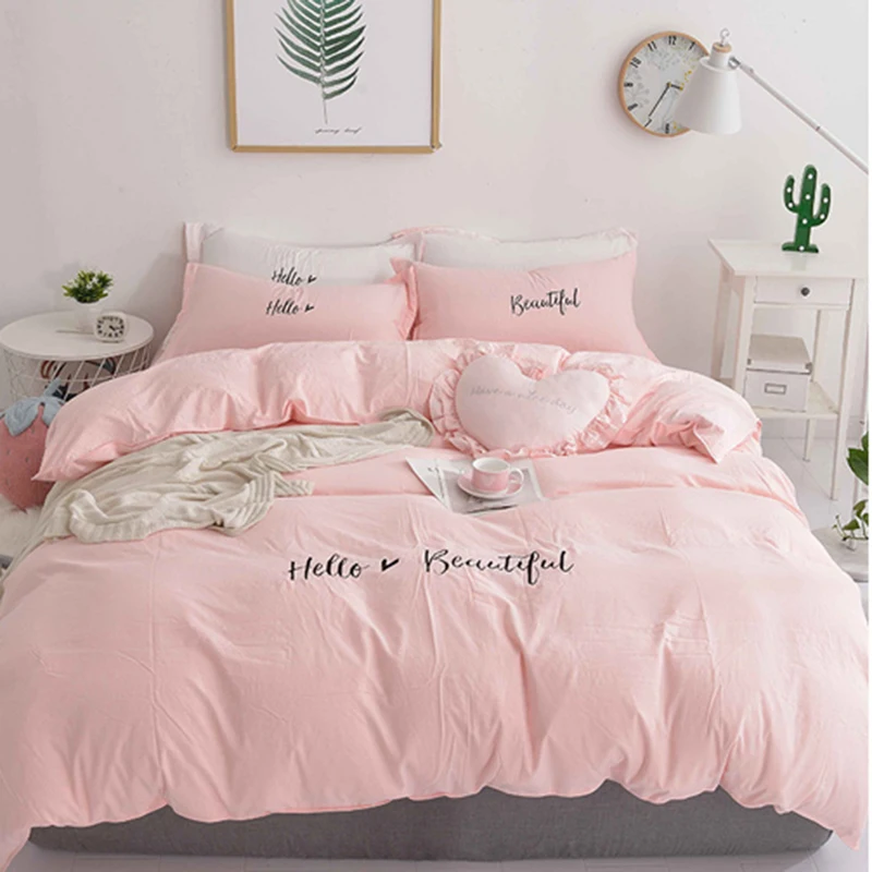 Normal Bed Sheet Set Coquette Embroidery Full Set Glamour Cute Bed Cover Polyester Elegant Nordic Tassel Sabanas Bedroom Set
Normal Bed Sheet Set Coquette Embroidery Full Set Glamour Cute Bed Cover Polyester Elegant Nordic Tassel Sabanas Bedroom Set
