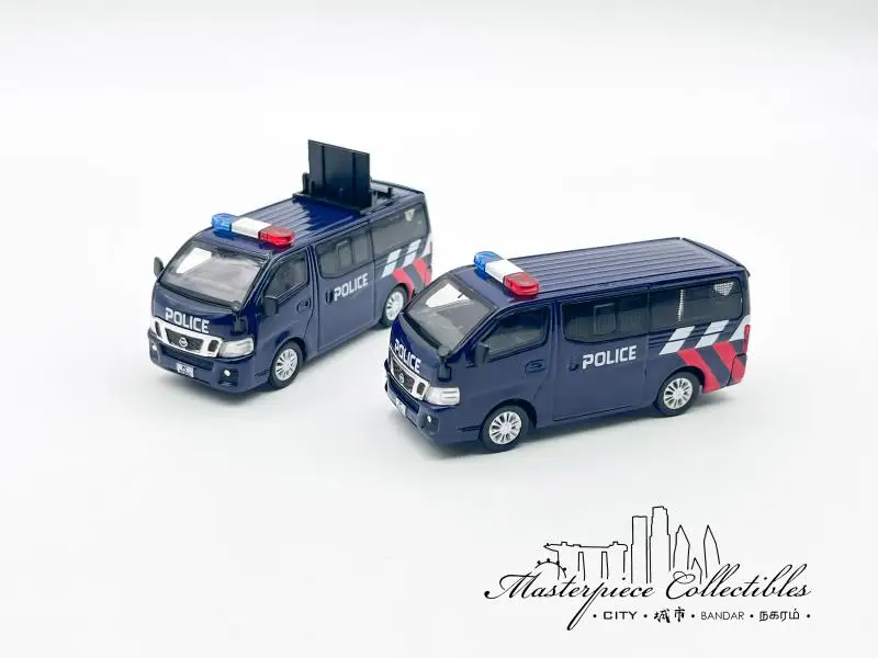 

Masterpiece Collectibles 1/64 NV350 Singapore Police Van Model
