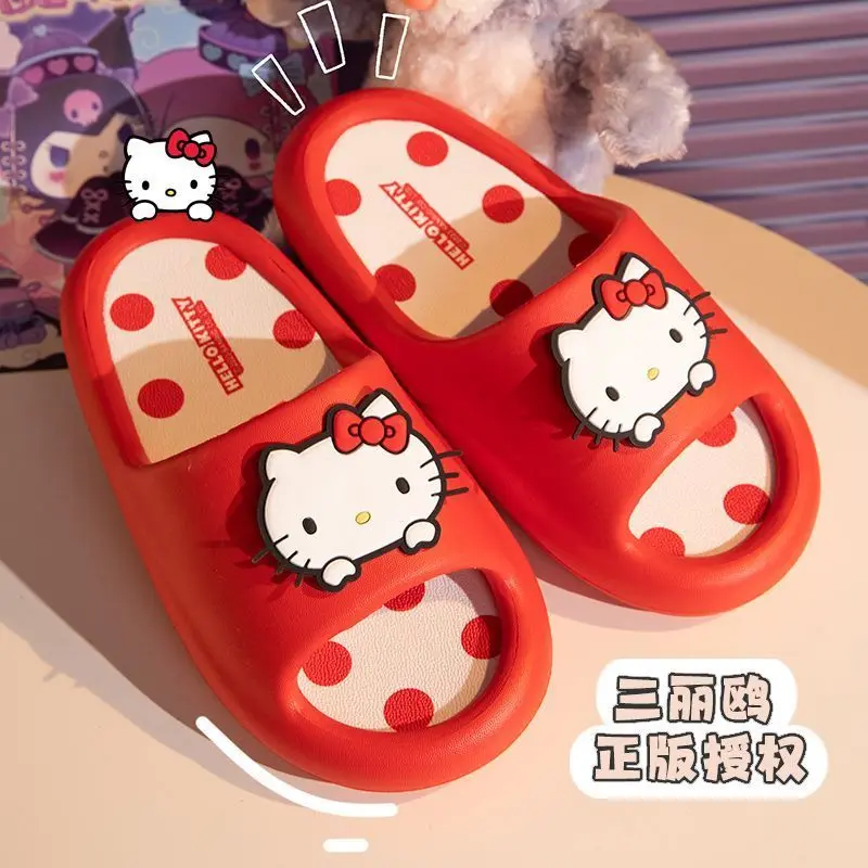 Sanrio Hello Kitty Slippers Home Flat Rubber Light Anti-Slip Thick Sole Wear-Resistant Pattern Fashion Cartoon Kawaii 2023 Hot
Sanrio Hello Kitty Slippers Home Flat Rubber Light Anti-Slip Thick Sole Wear-Resistant Pattern Fashion Cartoon Kawaii 2023 Hot