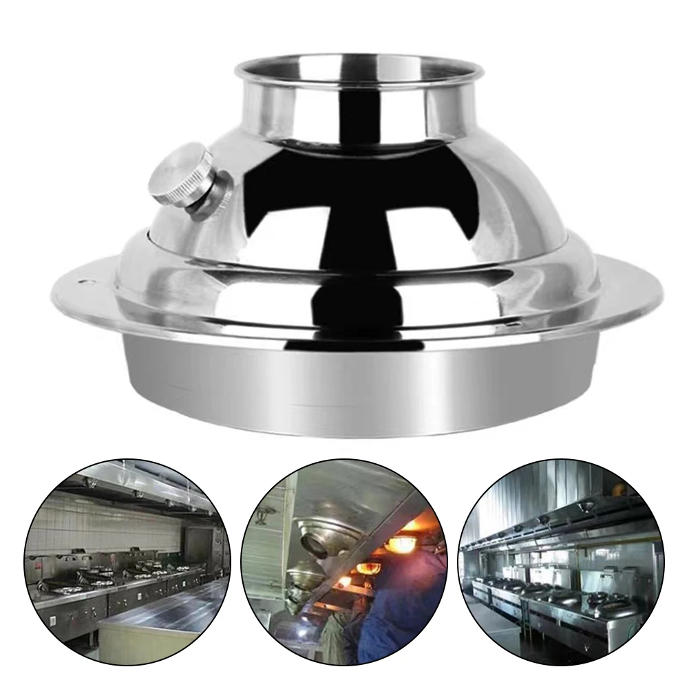 Ventilation Outlet For Kitchen Fresh Air System Spherical Adjustable Exhaust Hood 201 Stainless Steel 110mm/160mm/200mm
Ventilation Outlet For Kitchen Fresh Air System Spherical Adjustable Exhaust Hood 201 Stainless Steel 110mm/160mm/200mm