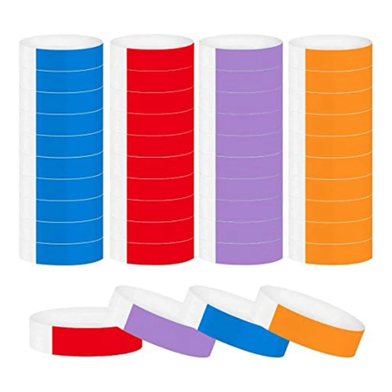 400 Pieces Paper Wristbands Disposable Lightweight Colored Identification Wrist Bands Neon Adhesive Hand Bands 4 Colors
400 Pieces Paper Wristbands Disposable Lightweight Colored Identification Wrist Bands Neon Adhesive Hand Bands 4 Colors