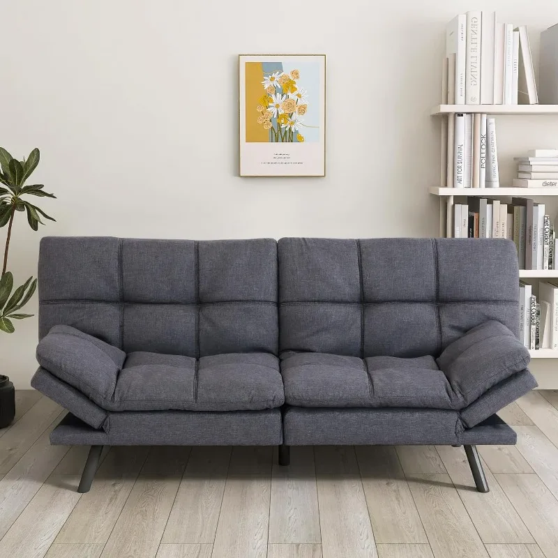 Sofa Couch Bed,Convertible Futon Sleeper Sofa,Memory Foam Futon Couch Bed,Loveseat Sofa Bed for Living Room,Office,Apartment
Sofa Couch Bed,Convertible Futon Sleeper Sofa,Memory Foam Futon Couch Bed,Loveseat Sofa Bed for Living Room,Office,Apartment