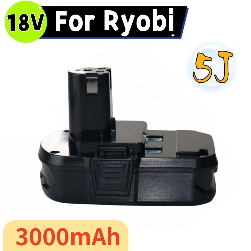 18V 5J 3000mAh Li-Ion For Ryobi Rechargeable Battery Pack P107 P105 P104 P103 P102 P108 Power Tool Battery
18V 5J 3000mAh Li-Ion For Ryobi Rechargeable Battery Pack P107 P105 P104 P103 P102 P108 Power Tool Battery