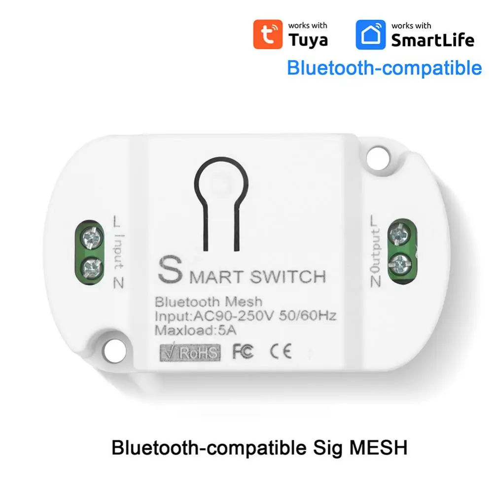 Смарт-переключатель Tuya Smart 2,4 ГГц, bluetooth-совместимый сетчатый смарт-переключатель 5А, таймер, использование шлюза, смарт-переключатель
Смарт-переключатель Tuya Smart 2,4 ГГц, bluetooth-совместимый сетчатый смарт-переключатель 5А, таймер, использование шлюза, смарт-переключатель