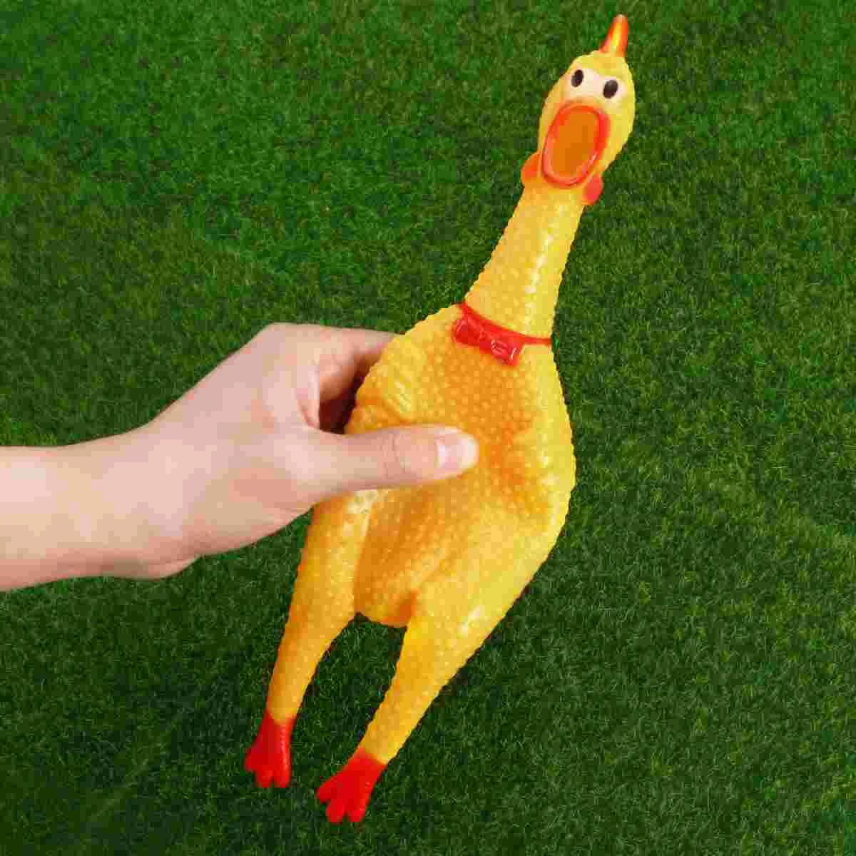 1pc bin rubber chicken shrieking chicken chicken shape squeeze shrilling glabrous screaming chew toys for aggressive chewers
1pc bin rubber chicken shrieking chicken chicken shape squeeze shrilling glabrous screaming chew toys for aggressive chewers