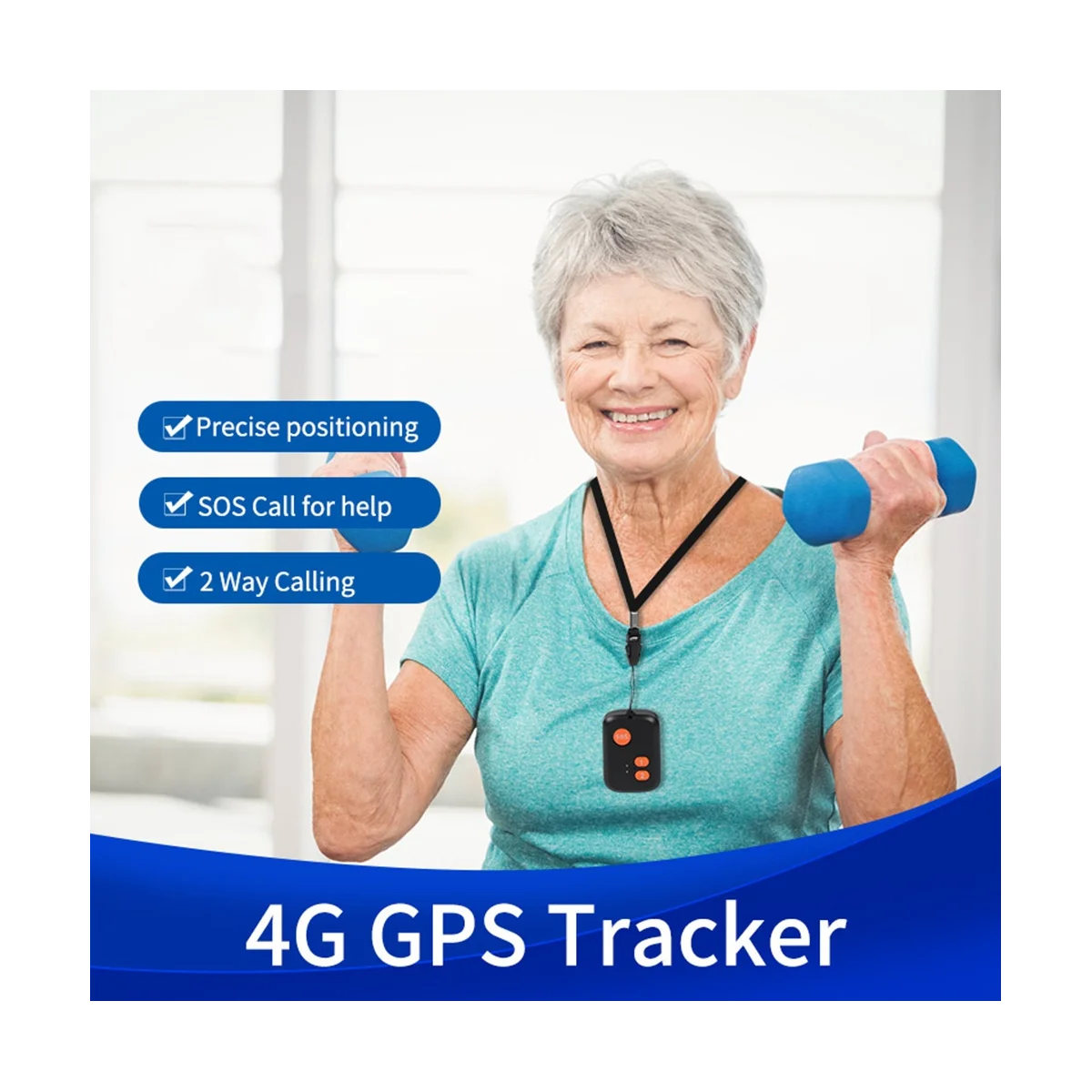 4G GPS Tracker Compatible with 4G LTE/3G WCDMA/2G GSM SOS Alarm Two-Way Voice Tracking Artifact Waterproof
4G GPS Tracker Compatible with 4G LTE/3G WCDMA/2G GSM SOS Alarm Two-Way Voice Tracking Artifact Waterproof