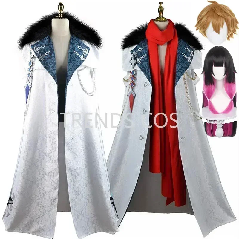 Fatui Harbingers Tartaglia Columbina Arlecchino II Dottore Cloak Scarf Cosplay Costume Yoimiya Outfits Wig
Fatui Harbingers Tartaglia Columbina Arlecchino II Dottore Cloak Scarf Cosplay Costume Yoimiya Outfits Wig