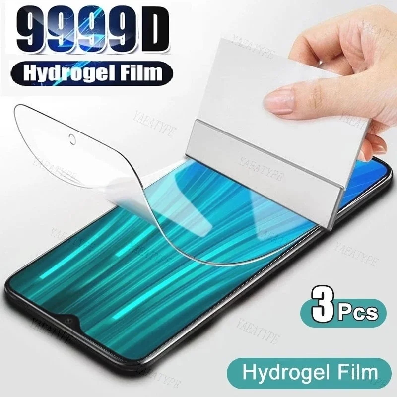 

3PCS Screen Protector Hydrogle Film For Realme GT5 240W GT5 150W 10T GT3 V30T V30 C55 C51 C53 11X 11 Pro C33 2023 V50S