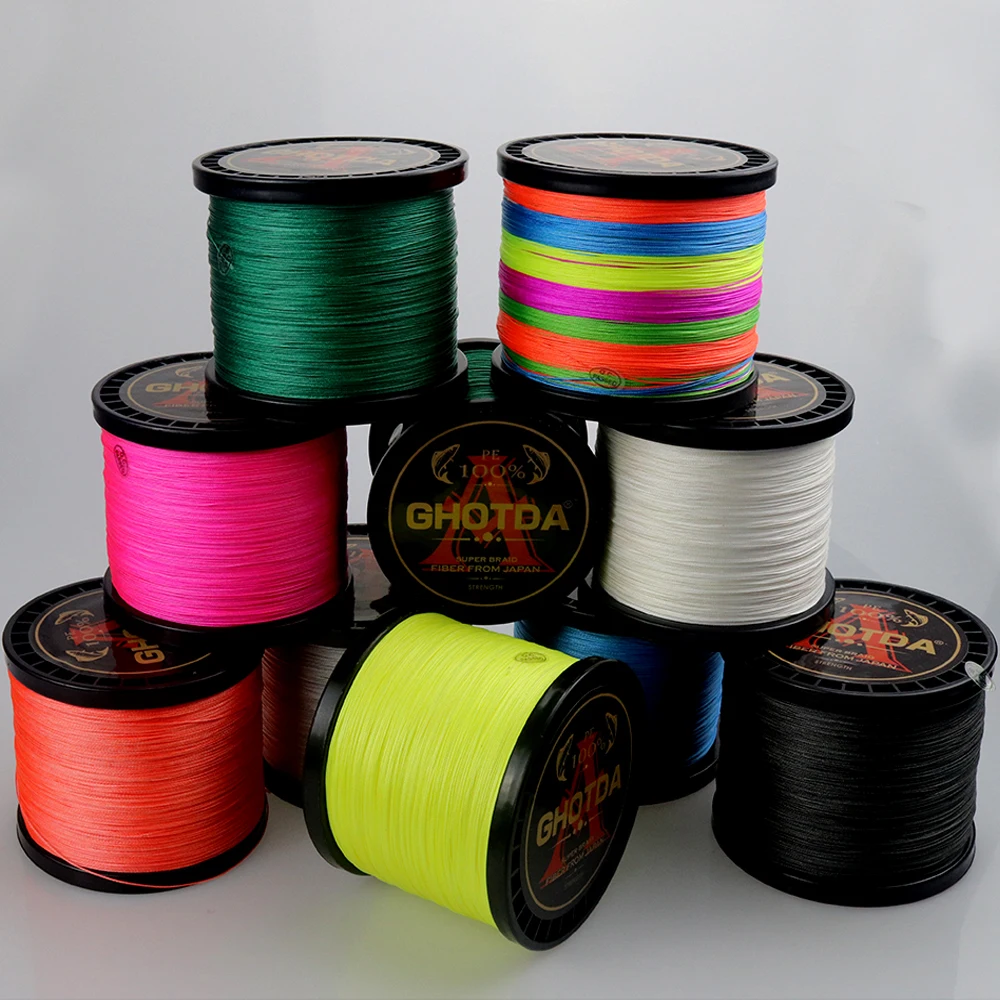 Леска рыболовная плетеная из 4 нитей X4, 1000/500/300 м, 10-80lb
Леска рыболовная плетеная из 4 нитей X4, 1000/500/300 м, 10-80lb